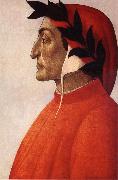 Sandro Botticelli Portrat of Dante Spain oil painting artist